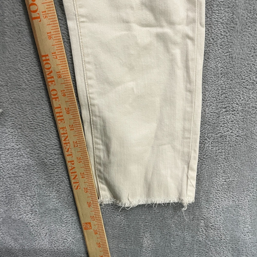 Signature by Levi Strauss Girls 16 Jeans High Rise Ankle Straight Distressed Y2K - Picture 9 of 12